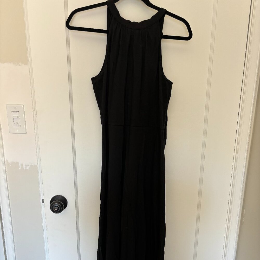 Black Back-Tie Max Dress - Size M